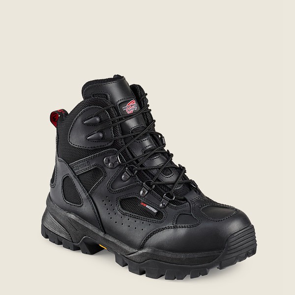 Red Wing Hiking Boots Truhiker - 6-Inch Waterproof Safety Toe - Svart - Herre 4820-UNLYW